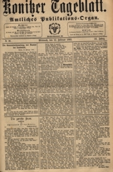 Konitzer Tageblatt.Amtliches Publikations=Organ, nr.36