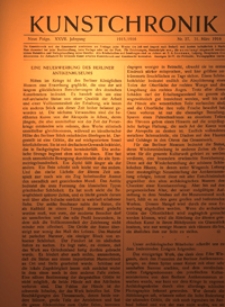 Kunstchronik : Wochenschrift f&uuml;r Kunst und Kunstgewerbe, 1915/1916, Jg. 27