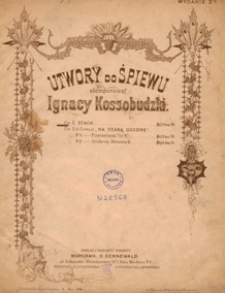 Stach : [pieśń] cis-moll op. 2 : [na glos wysoki i fortepian] / słowa Or-ot'a [pseud.], [Artur Oppman nazw.]