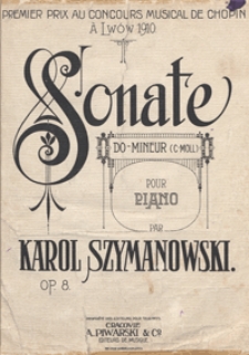 Sonate : c-moll : op. 8 : pour piano