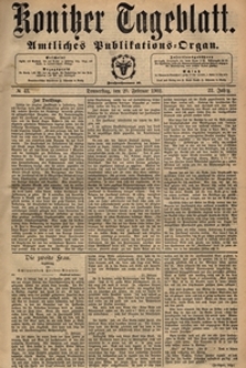 Konitzer Tageblatt.Amtliches Publikations=Organ, nr.43