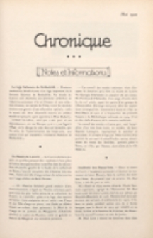 Art et Décoration : revue mensuelle d'art moderne. 1921 Chronique, mai