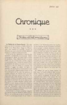 Art et Décoration : revue mensuelle d'art moderne. 1921 Chronique, janvier