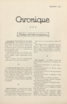 Art et Décoration : revue mensuelle d'art moderne. 1921 Chronique, septembre