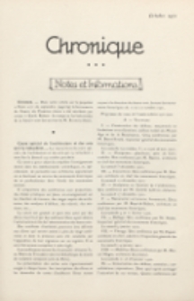 Art et Décoration : revue mensuelle d'art moderne. 1921 Chronique, octobre