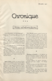 Art et Décoration : revue mensuelle d'art moderne. 1921 Chronique, décembre