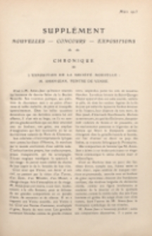 Art et décoration : revue mensuelle d'art moderne. 1913 Supleément Chronique, mars