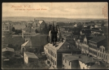 Wejherowo / Neustadt W.- P., Blick aus der Vogelschau nach Westen