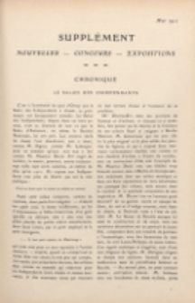 Art et décoration : revue mensuelle d'art moderne 1911. Supplément Chronique, mai