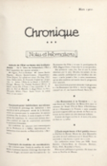 Art et décoration : revue mensuelle d'art moderne 1920, Chronique, mars