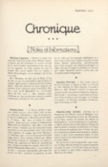 Art et décoration : revue mensuelle d'art moderne 1920, Chronique, september