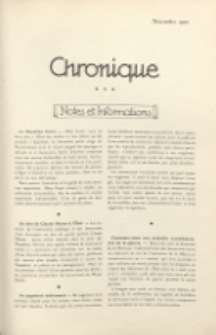Art et décoration : revue mensuelle d'art moderne 1920, Chronique, novembre
