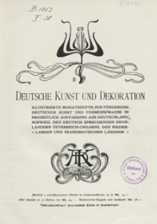 Deutsche Kunst und Dekoration 1904