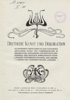 Deutsche Kunst und Dekoration 1904/1905