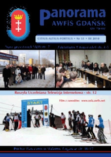 Panorama AWF Gdańsk : citius, altius, fortius, 2010, Nr 51