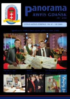 Panorama AWF Gdańsk : citius, altius, fortius, 2009, Nr 47