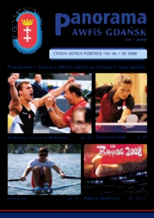 Panorama AWF Gdańsk : citius, altius, fortius, 2008, Nr 46