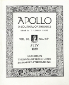Apollo a Journal of the arts 1929