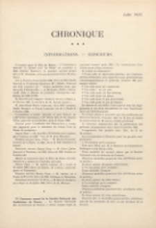 Art et décoration : revue mensuelle d'art moderne 1925. Chronique, juillet