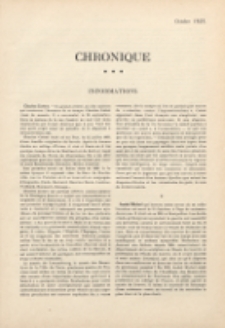Art et décoration : revue mensuelle d'art moderne 1925. Chronique, octobre