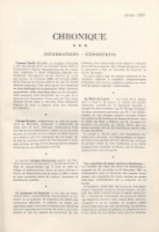 Art et décoration : revue mensuelle d'art moderne 1927. Chronique, janvier