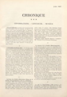 Art et décoration : revue mensuelle d'art moderne 1927. Chronique, juillet