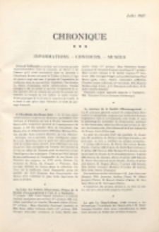 Art et décoration : revue mensuelle d'art moderne 1927. Chronique, juillet