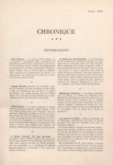 Art et décoration : revue mensuelle d'art moderne 1926, Chronique, janvier
