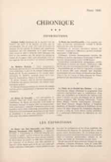 Art et décoration : revue mensuelle d'art moderne 1926, Chronique, févier