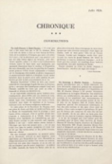 Art et décoration : revue mensuelle d'art moderne 1926, Chronique, juillet