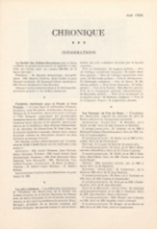 Art et décoration : revue mensuelle d'art moderne 1926, Chronique, aoút