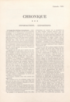 Art et décoration : revue mensuelle d'art moderne 1926, Chronique, septembre