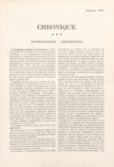 Art et décoration : revue mensuelle d'art moderne 1926, Chronique, septembre