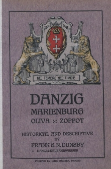 Danzig, Marienburg, Oliva, Zoppot : historical and descriptive