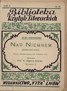 Eliza Orzeszkowa : "Nad Niemnem" : (komentarz)