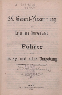 Führer durch Danzig und seine Umgebung