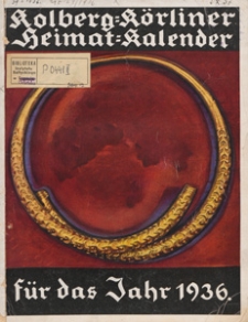 Heimat-Kalender des Stadtkreises Kolberg und des Landkreises Kolberg-K&ouml;rlin