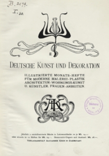 Deutsche Kunst und Dekoration 1905/1906