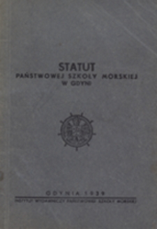 Statut Państwowej Szkoły Morskiej w Gdyni