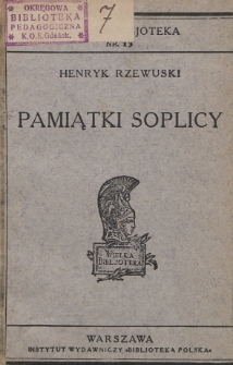 Pamiątki Soplicy