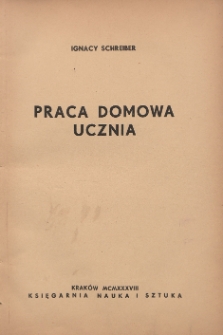 Praca domowa ucznia