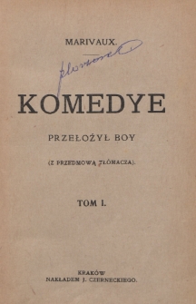 Komedye. T. 1-2