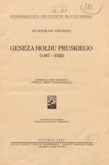 Geneza hołdu pruskiego (1467-1525)