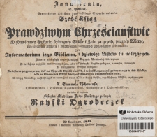 Jana Arnta Sześć ksiąg o prawdziwym chrześciaństwie [...] oraz informatorium jego biblicum i dziewięć list&oacute;w tu należących