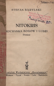 Nitokris : kochanka bogów i liudzi : powieść