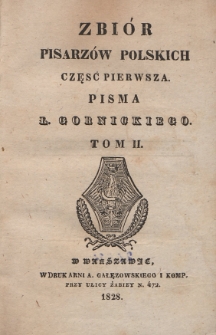 Pisma Ł. Górnickiego. T. 2