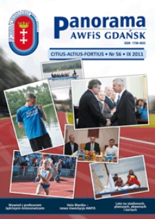 Panorama AWFiS Gdańsk : citius, altius, fortius, 2011, Nr 56