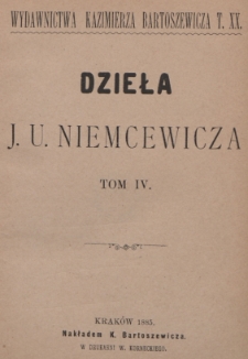 Dzieła J. U. Niemcewicza. T. 4