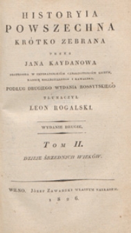 Historyia powszechna krótko zebrana. T. 2