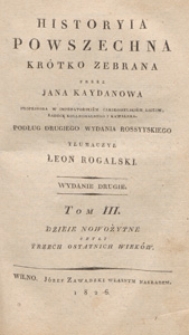 Historyia powszechna krótko zebrana. T. 3